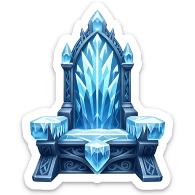 frozen throne sticker