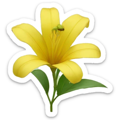Flores amarillas  sticker