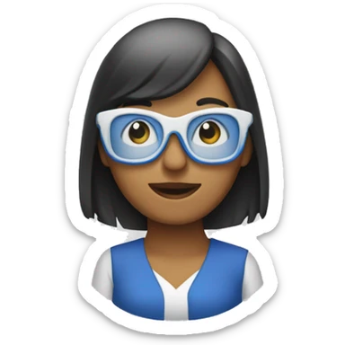 profesora de vacaciones sticker