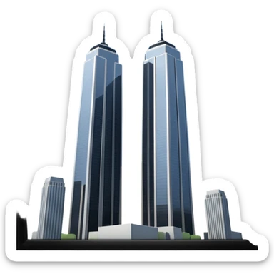 the twin towers sticker