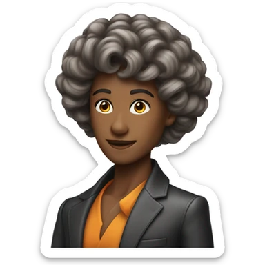 Wig snatched  sticker