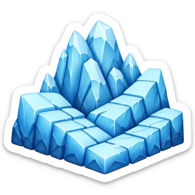 Glacier sticker