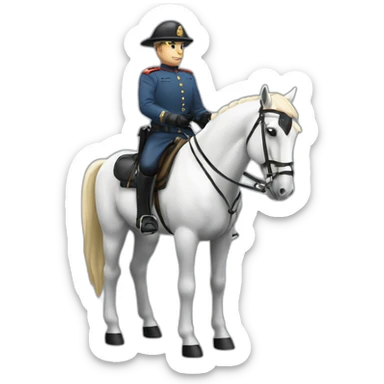 Gendarme à cheval sticker