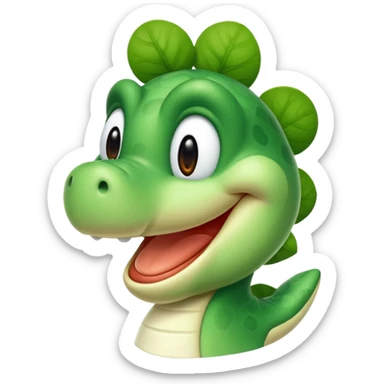 Yoshi from Mario  sticker