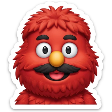 elmo hitler sticker
