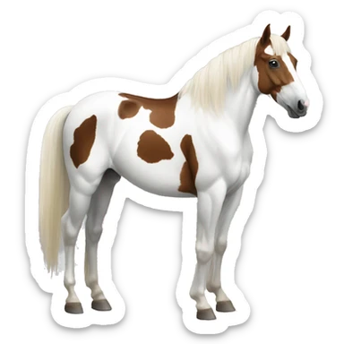 Paint horse sticker