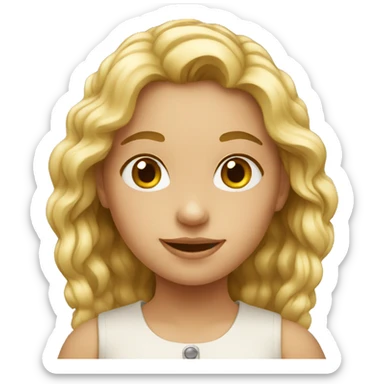 Girl from Denmark sticker