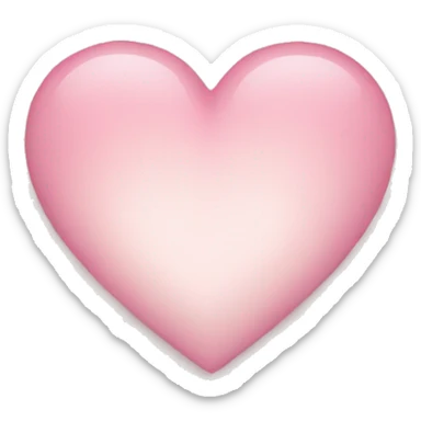 Light pink heart  sticker