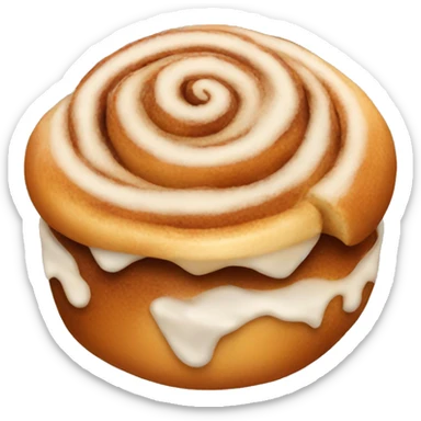Cinnamon roll sticker
