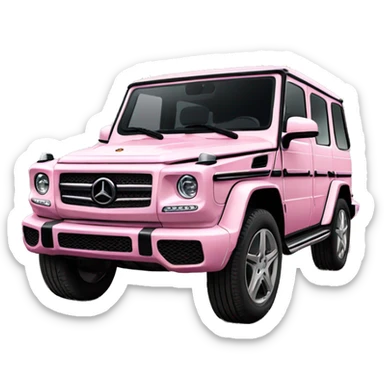 Light pink g wagon sticker