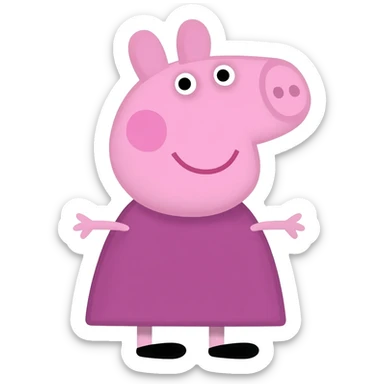 pepa pig sticker