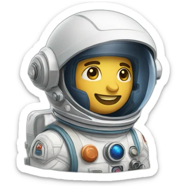 Astronauta veloz sticker