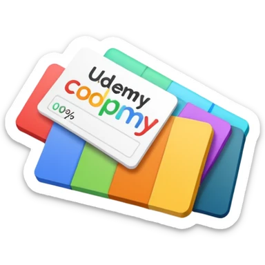 udemy coupon discount sticker