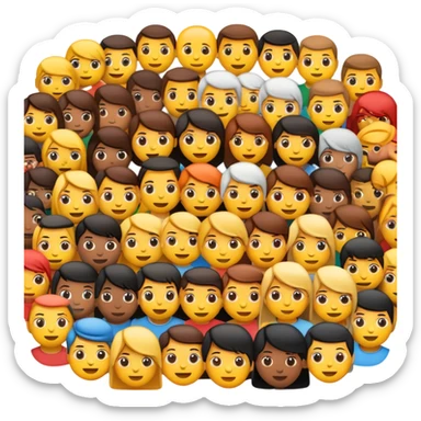 I would like to generate an emogi for a paper which can be abbreviated as CROWD.
This is a paper on open-world object detection which aims to detect unknown objects from a "crowd" of objects in a real-world setting. sticker