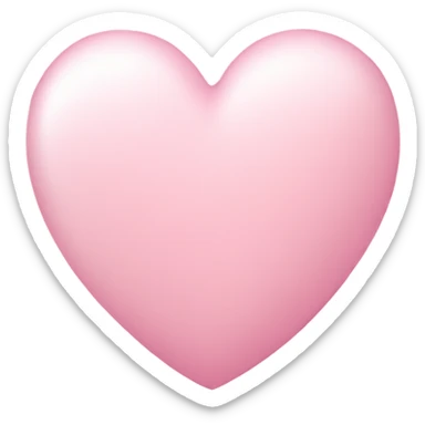 Light pink heart but extra sticker