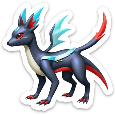 Salandit-Latias-Umbreon-Silvally-fusion (full body) sticker