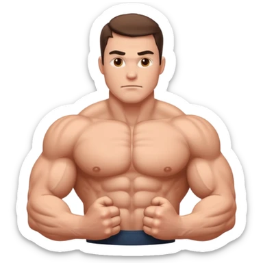 a gigantic person sticker