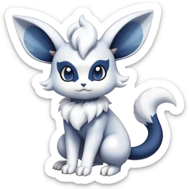 Meowstic-Absol-Minccino-Pokémon-Fakémon-creature sticker