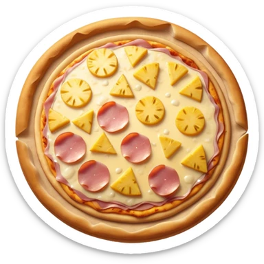 hawaii pizza sticker