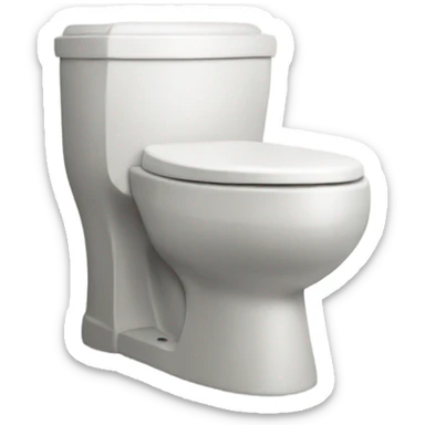 Skibidi toilet with glasses sticker