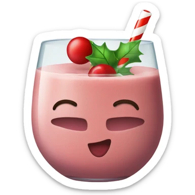 Christmas Smoothie sticker