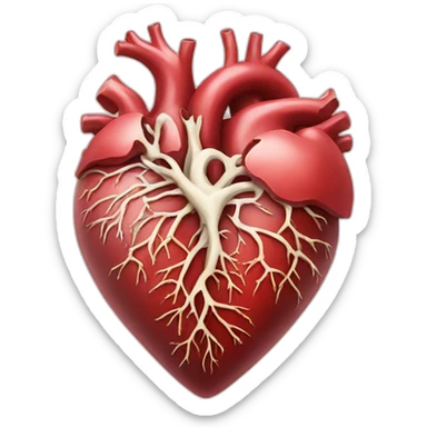 A human heart Quran sticker