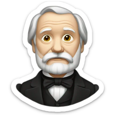victor hugo sticker