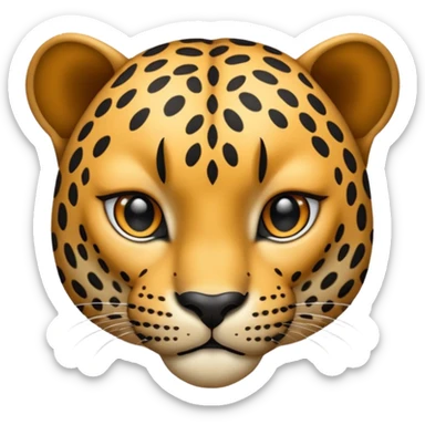 Leopard sticker