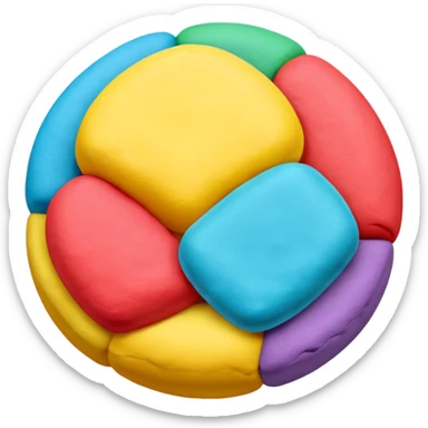 play dough sticker
