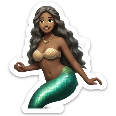 mermaid of the sea no woke sticker