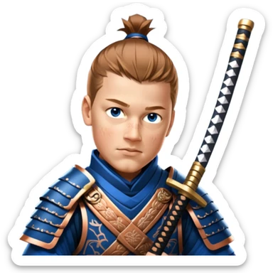 Vigilant Samurai sticker