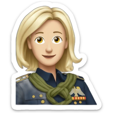 Marine lepen sticker