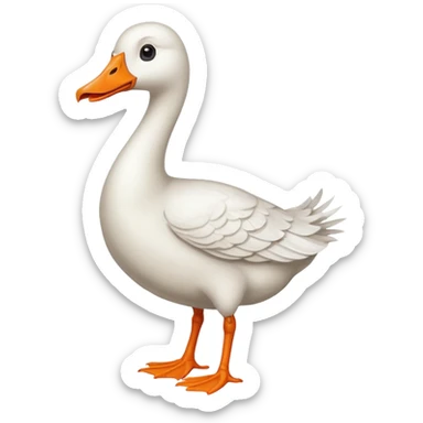 silly goose  sticker