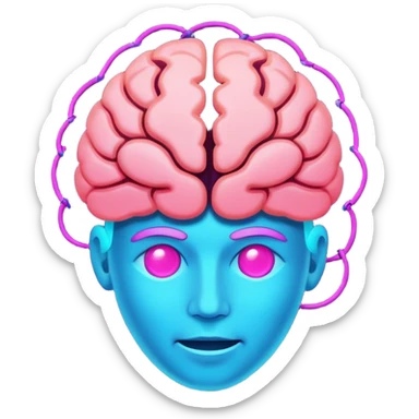 an idea and a task going into a second brain sticker