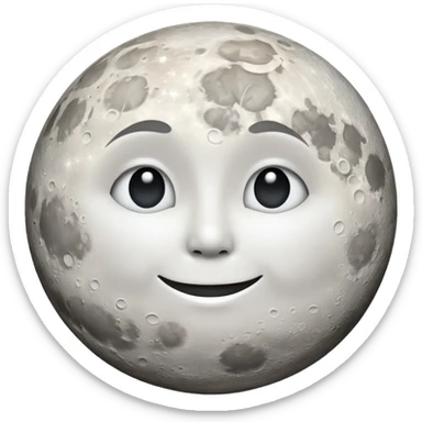 moon sticker
