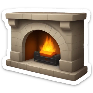 fireplace sticker