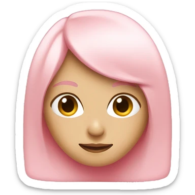 Light pink  sticker