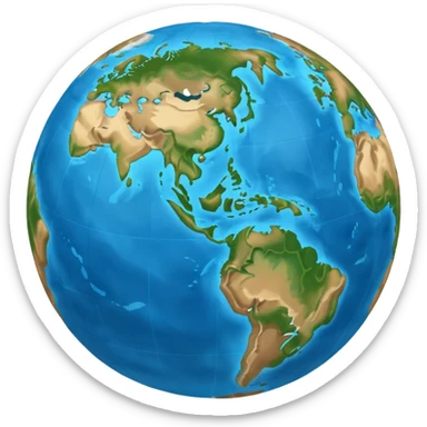 globe sticker