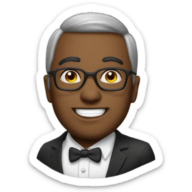 realistic male cosplay parody running for president sticker