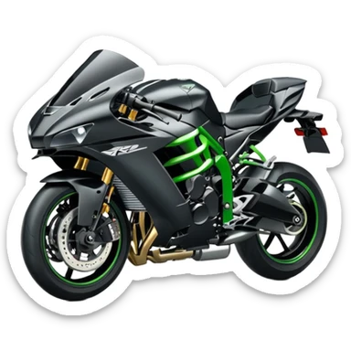 A Kawasaki Ninja H2r  sticker