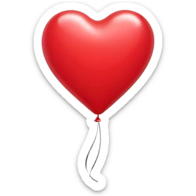 Heart that says “I miss you” sticker