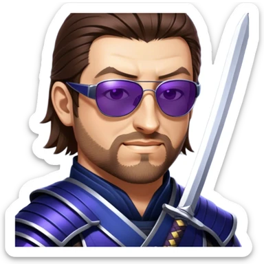 Mystic Samurai sticker