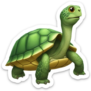 tortuga enfadada sticker