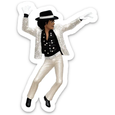 Micheal jackson dancing sticker