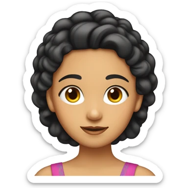 Salvadoran mestiza princess sticker