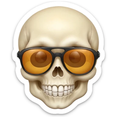 😜+💀 sticker