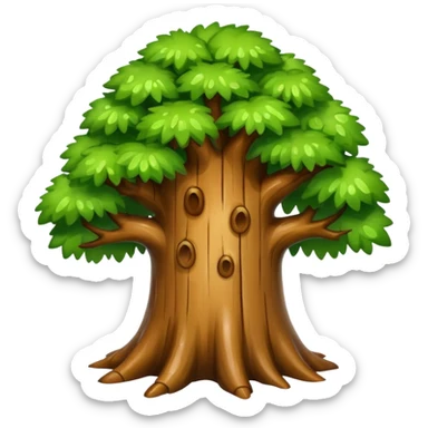 Tree peeing  sticker