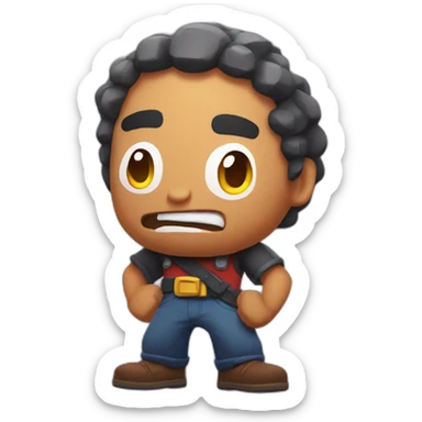 Shelly Brawl stars sticker