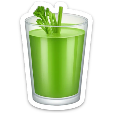 Celery juice sticker