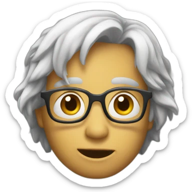 Emoji qui regarde mal sticker